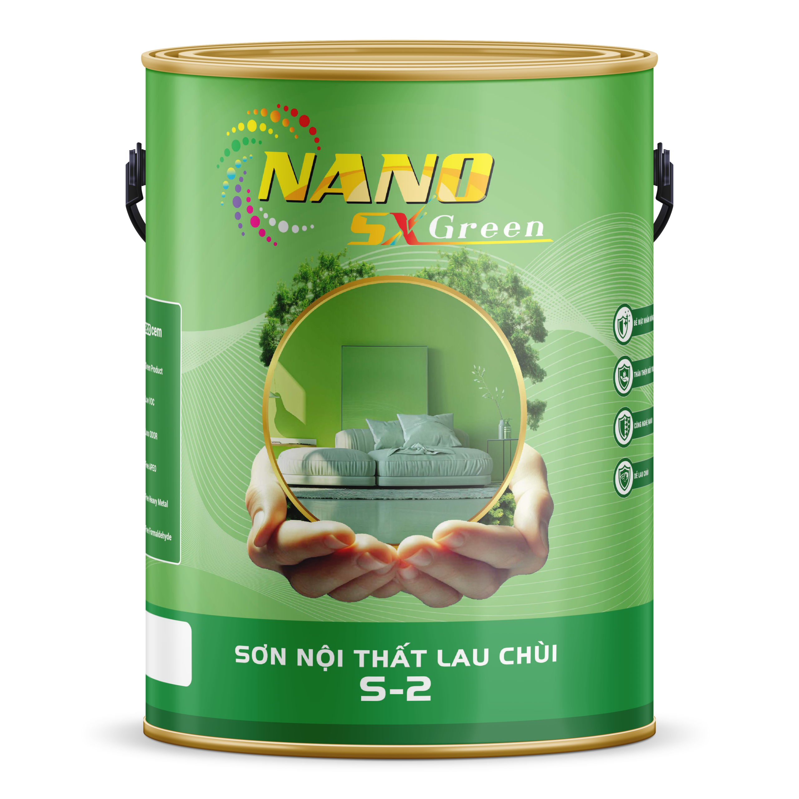 Sơn nội thất lau chùi S2
