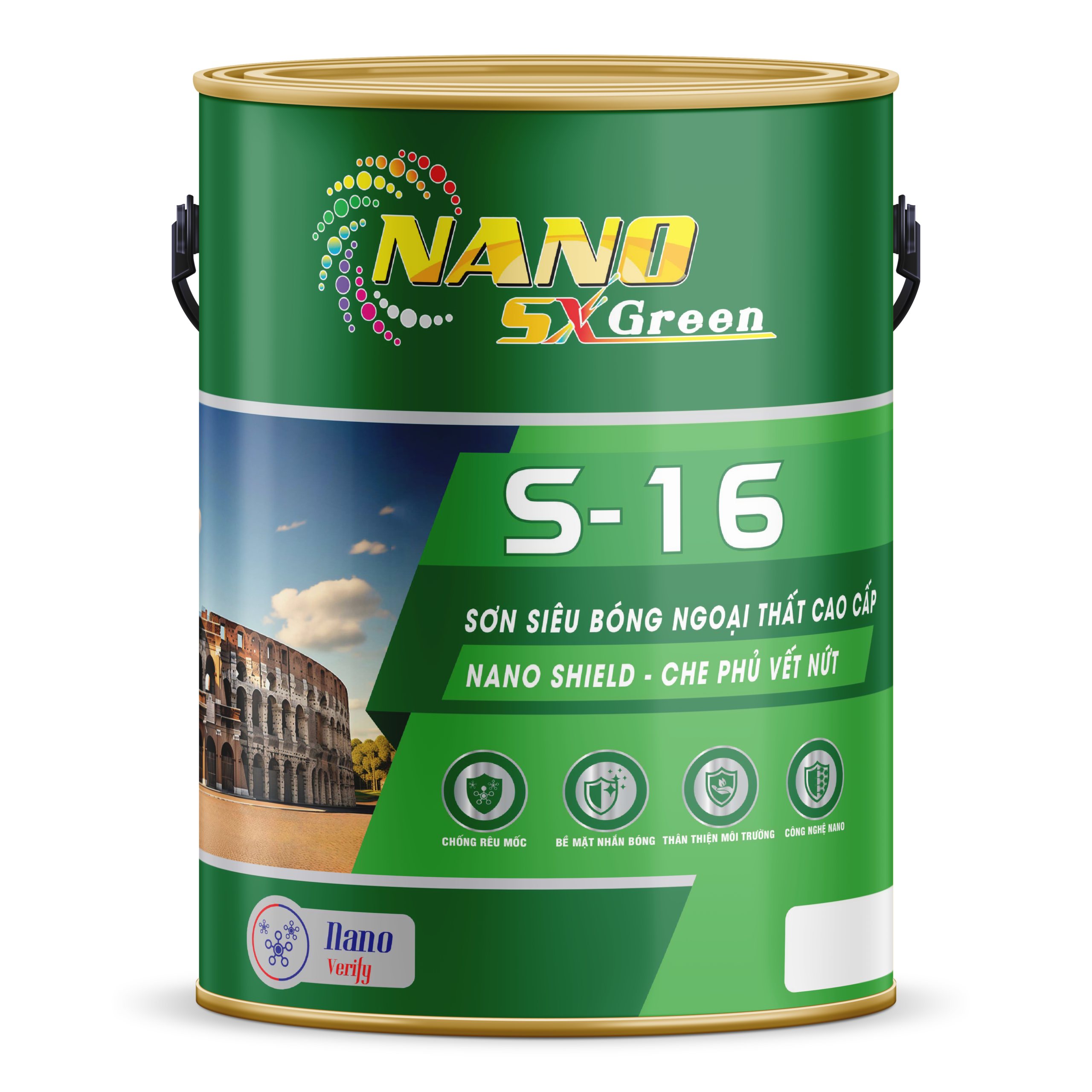 Sơn siêu bóng ngoại thất cao cấp S16