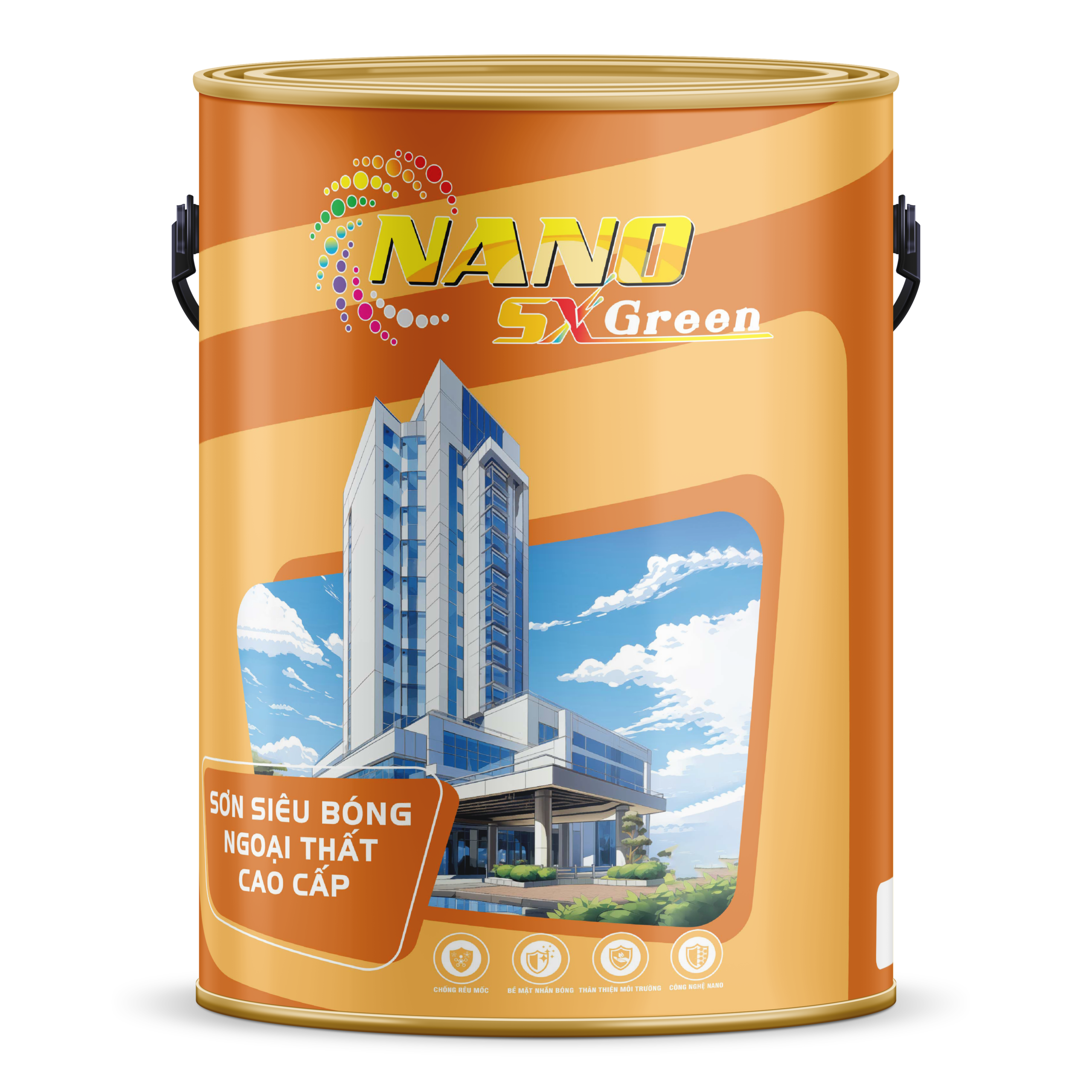 Sơn siêu bóng ngoại thất cao cấp