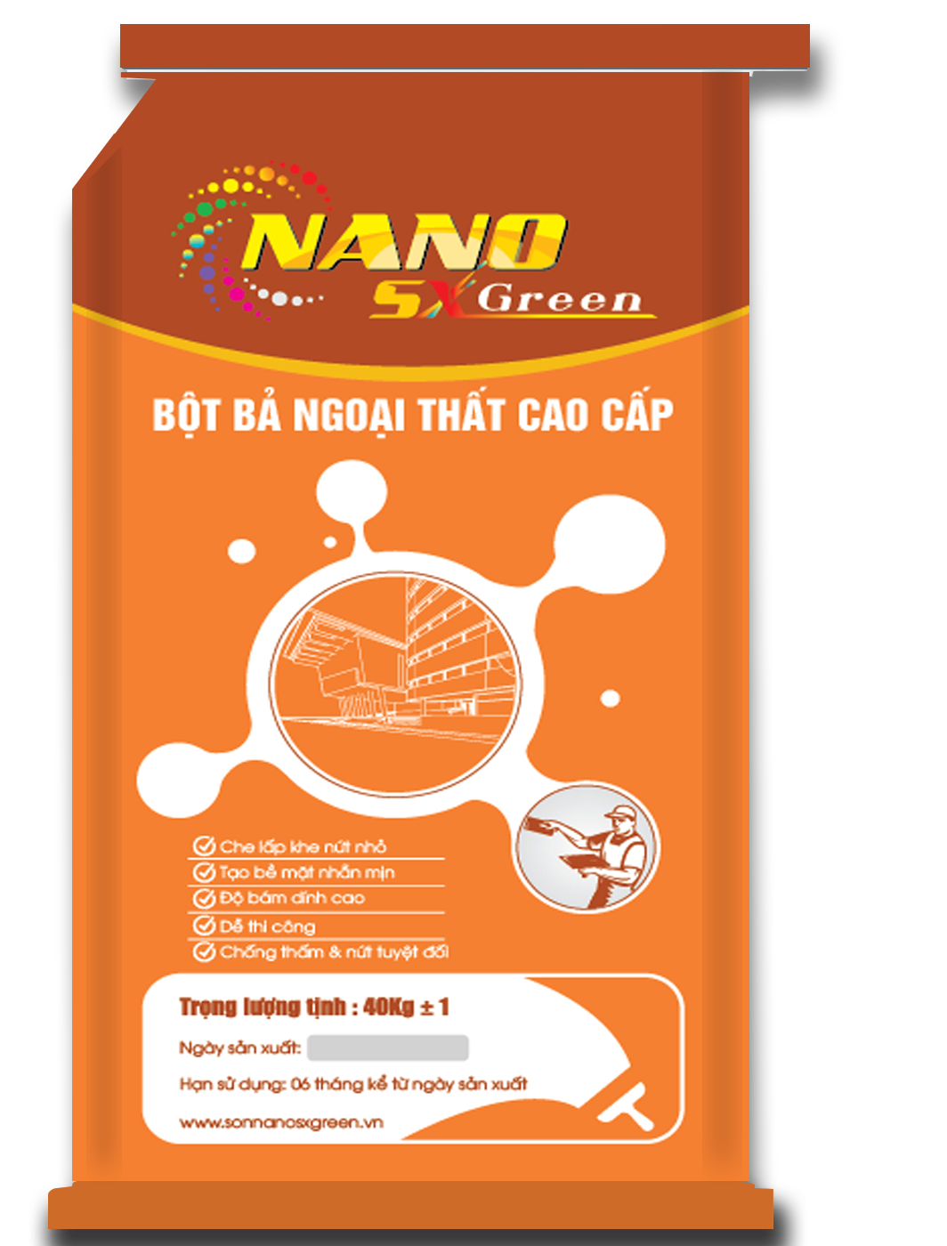 Bột Bả Ngoại Thất Cao Cấp